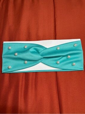 🥳Sale🥳 Pearl Twist Headband Women Hair Accessories Turquoise, Red & Purple